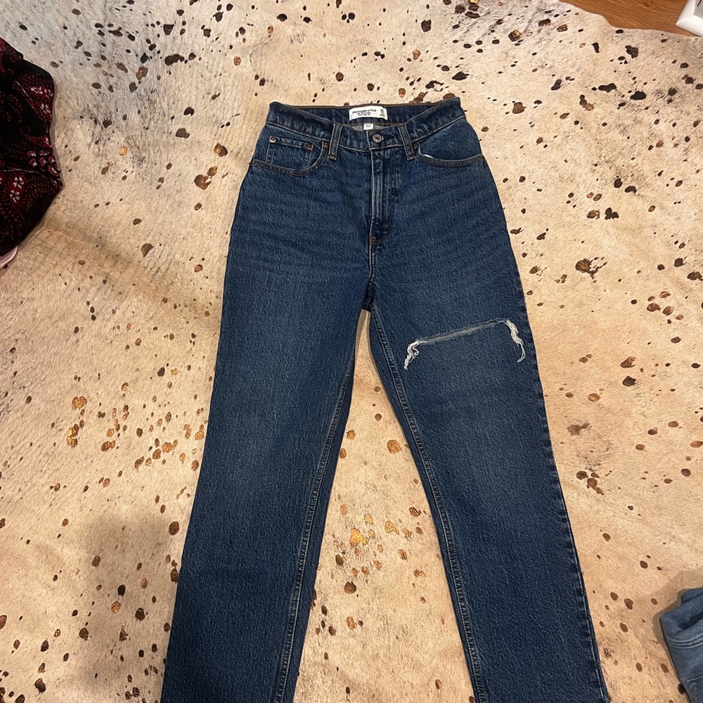 Abercrombie & Fitch 90s straight ultra high rise jeans